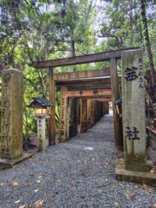 茜社の鳥居トンネル、豊川茜稲荷神社の参道