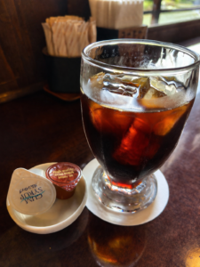 五十鈴川カフェのアイスコーヒー