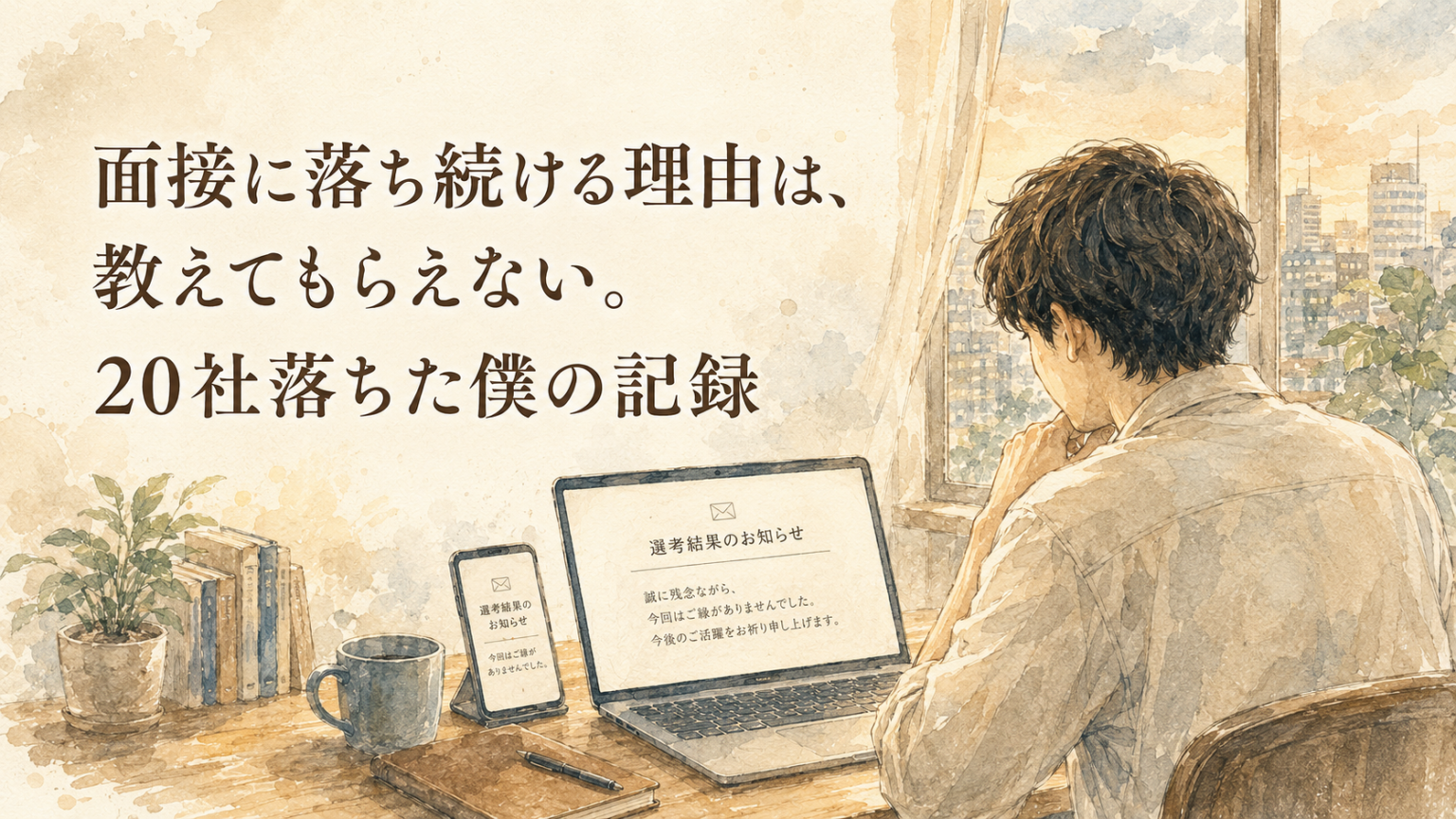面接に落ち続ける理由は教えてもらえない。20社落ちた27歳の記録